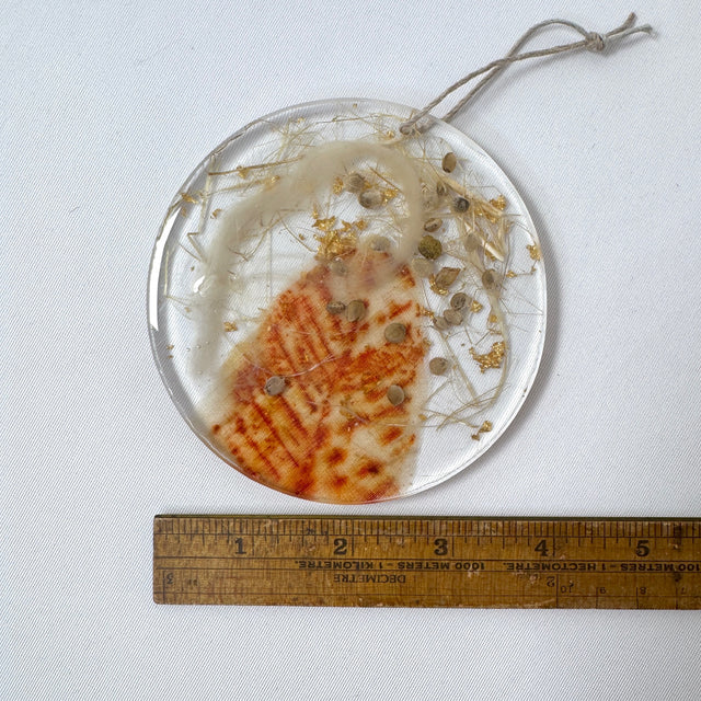 Hemp + Resin Ornaments / Sun Catchers