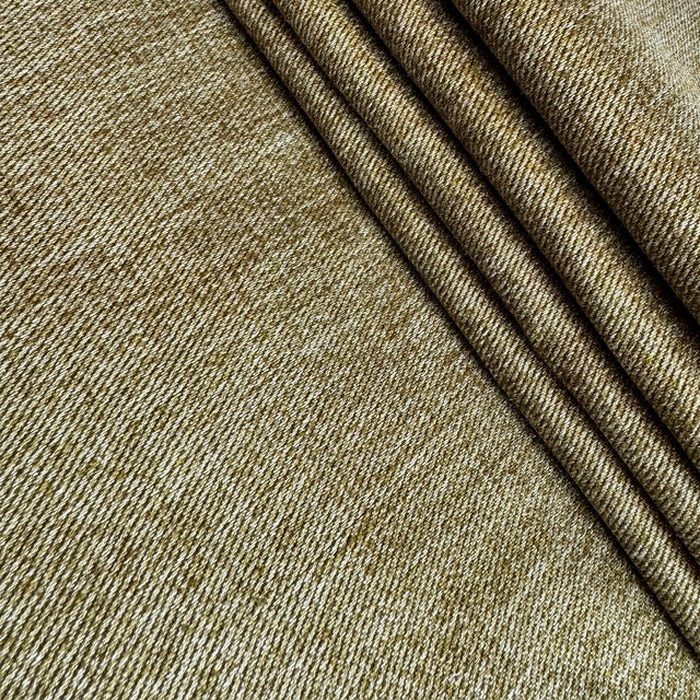olive hemp twill folded up close