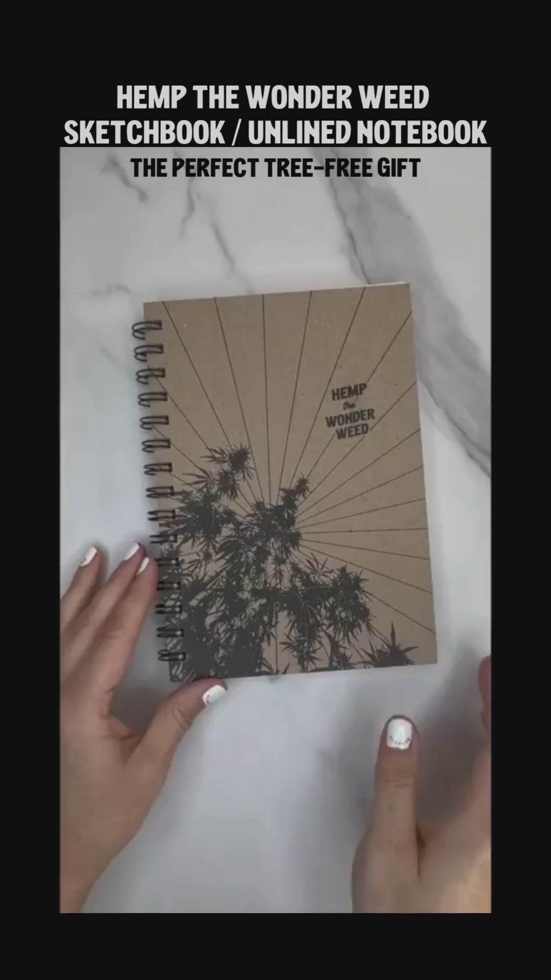 Wonder Weed Sketchbook / Unlined Notebook