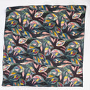 flat view of purple urkle bandana - this is a dark multi color print