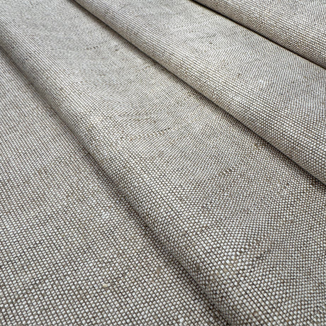 Close-up of tow toned canvas fabric folded